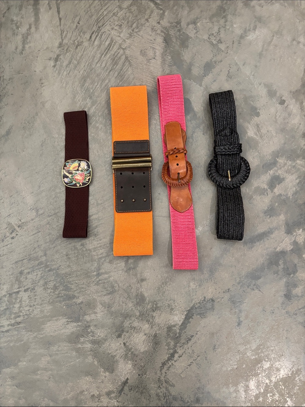 For like new stretch belts with leather